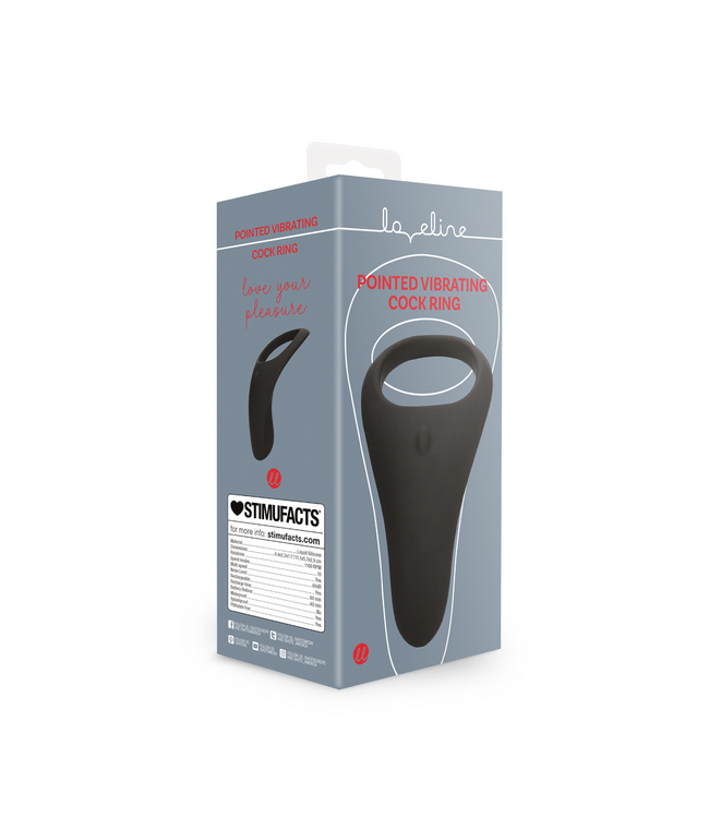 Loveline Loveline Vibrierender Cockring Schwarz | Intensivere Erektionen & Spaß