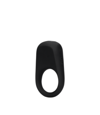 Loveline Powerful Jet Black Vibrating Cock Ring for Enhanced Pleasure & Stamina