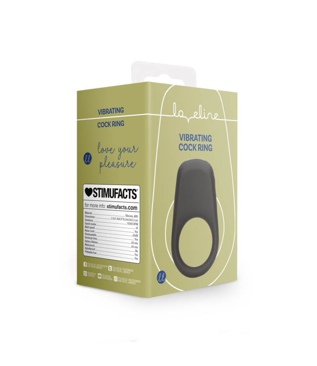 Loveline Loveline Vibrating Penisring Zwart – Versterkte Erectie en Langdurig Plezier