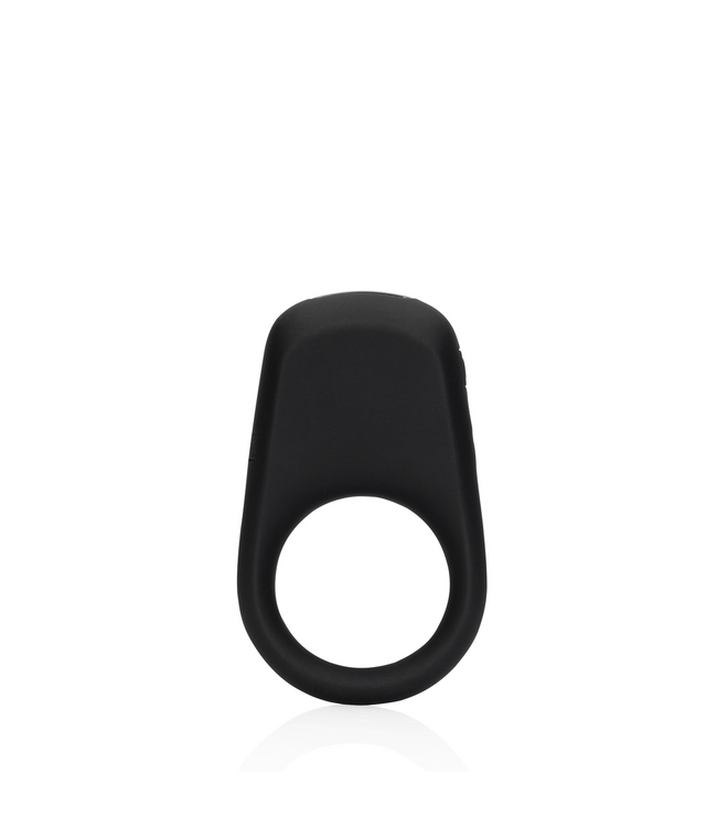 Loveline Powerful Jet Black Vibrating Cock Ring for Enhanced Pleasure & Stamina
