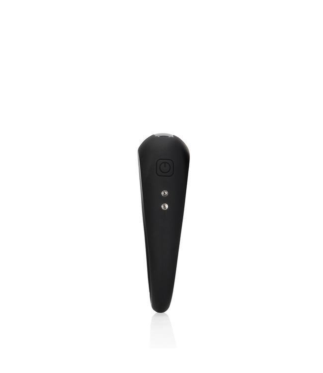 Loveline Powerful Jet Black Vibrating Cock Ring for Enhanced Pleasure & Stamina