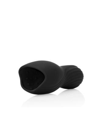 Loveline Intense Vibrating Masturbator Sleeve – Luxurious Liquorice Black