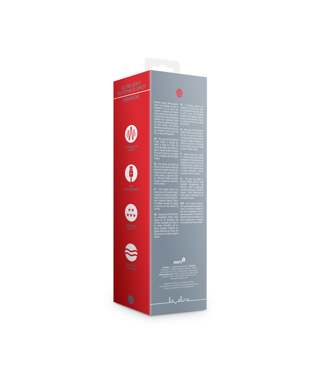 Loveline Loveline Silicone G-Spot Vibrator Grijs – Zacht en Krachtig Design