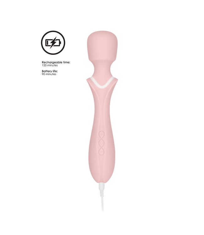 Loveline Jiggle Wand Massager - Water-Resistant with 10 Vibration Modes