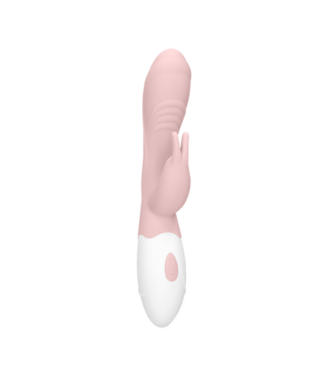 Loveline Loveline Dual Motor G-Spot Rabbit Vibrator Pastel Roze Met Oplaadfunctie