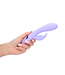 Loveline Lavender Smooth Silicone Rabbit Vibrator - Loveline for Dual Stimulation