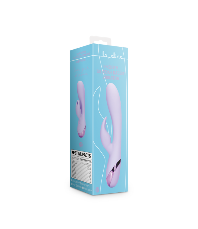 Loveline Lavender Smooth Silicone Rabbit Vibrator - Loveline for Dual Stimulation
