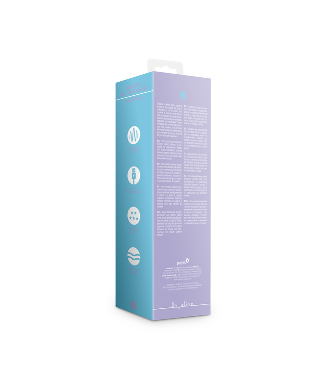 Loveline Loveline Smooth Silicone Rabbit Vibrator Paars Voor Clitoris En G-Spot