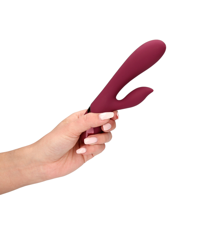 Loveline Bordeaux Smooth Silicone Rabbit Vibrator - Dual G-Spot & Clitoral Bliss