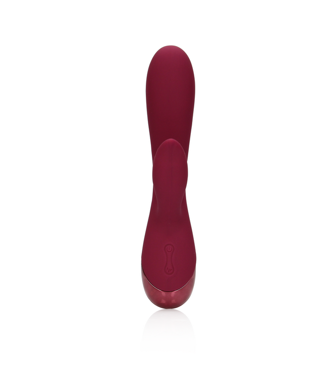 Loveline Bordeaux Smooth Silicone Rabbit Vibrator - Dual G-Spot & Clitoral Bliss
