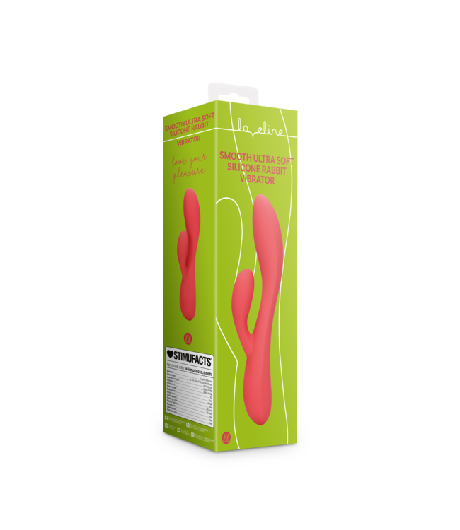 Loveline Loveline Smooth Silicone Rabbit Vibrator Voor Clitoraal En G-Spot Stimulatie
