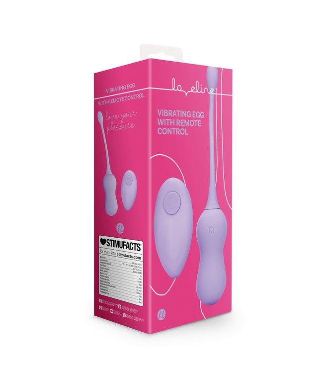 Loveline Vibrierendes Ei Violet Harmony – kabellos, leise & fernbedienbar für Spaß