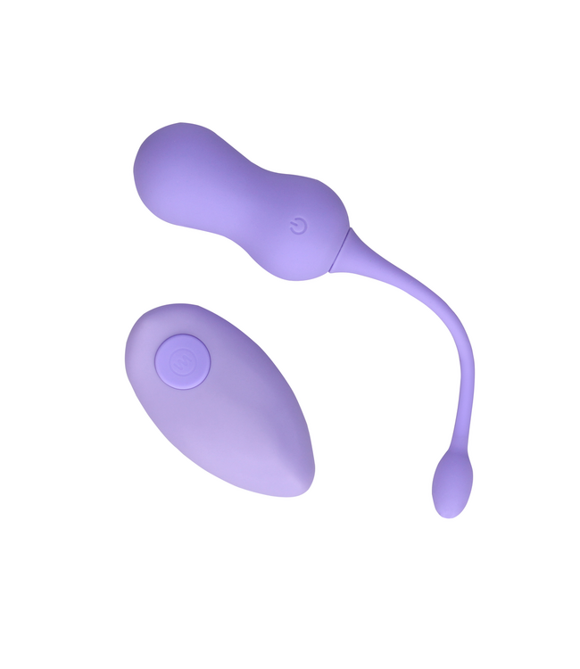 Loveline Violet Harmony Wireless Vibrating Egg - Remote Control Pleasure Toy