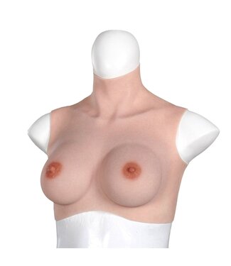 XX-DreamsToys Silicone Borstprothese Maat M D Cup Met Realistische Tepels En Comfort
