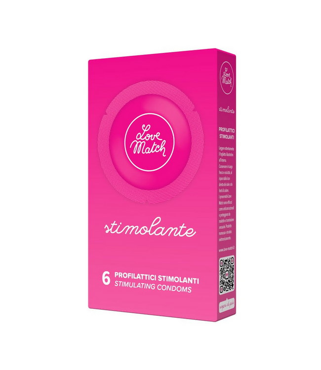 Love Match Love Match Stimolante Textured Condooms Met Ribbels En Uitsteeksels – Extra Veilig