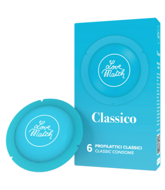 Love Match Classico Condoms – Optimal Comfort & Lubrication, 6 or 144 Pack