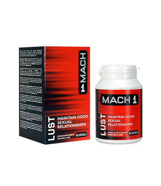 Morningstar Pharma Mach 1 Lust | Natürlicher Ginseng für Vitalität & Leidenschaft, 60 Softgels