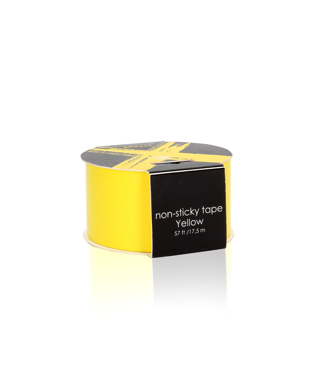 Ouch! Xtreme Non Sticky Bondage Tape 17,5m PVC Geel Voor Beginners En Gevorderden