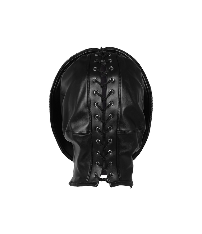 Ouch! Xtreme Blinddoekmasker Met Ademend PU-Leer En Verstelbare Sluiting Voor Bondage