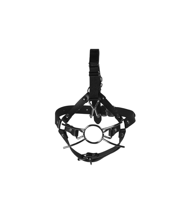 Ouch! Xtreme Intensives Kopfgeschirr mit Spider Gag & Nasenhaken – Sicheres Bondage-Spiel