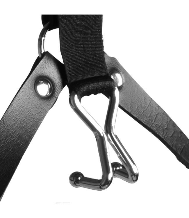 Ouch! Xtreme Intensives Kopfgeschirr mit Spider Gag & Nasenhaken – Sicheres Bondage-Spiel