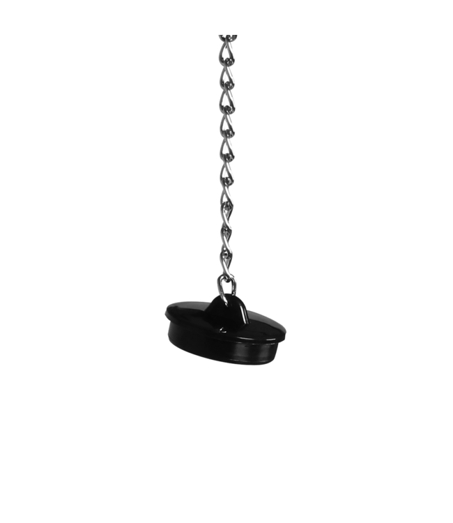 Ouch! Xtreme Leren Open Mondknevel Met Plugstopper Voor Volledige Controle