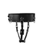 Ouch! Xtreme Verstelbare PU Leren Riem Met Vibratorhouder En Metalen O-Ringen