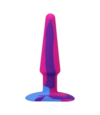 A-Play A-Play Siliconen Anaalplug 12 cm Met Veilig Design En Veelkleurig Patroon