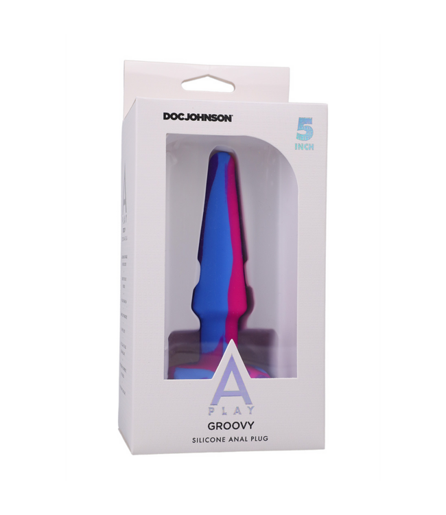 A-Play A-Play Groovy Silikon-Analplug 12 cm – Farbenauswahl für sicheres Vergnügen
