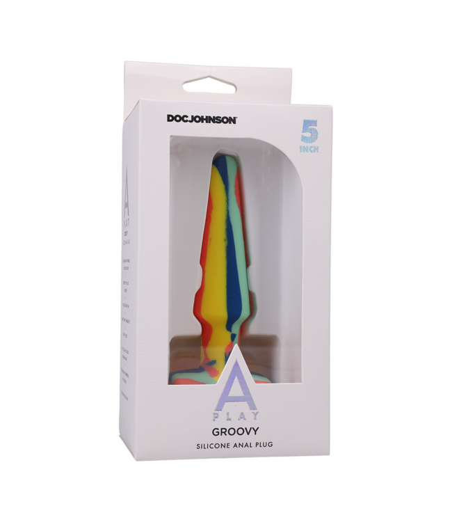 A-Play A-Play Groovy Silikon-Analplug 12 cm – Farbenauswahl für sicheres Vergnügen