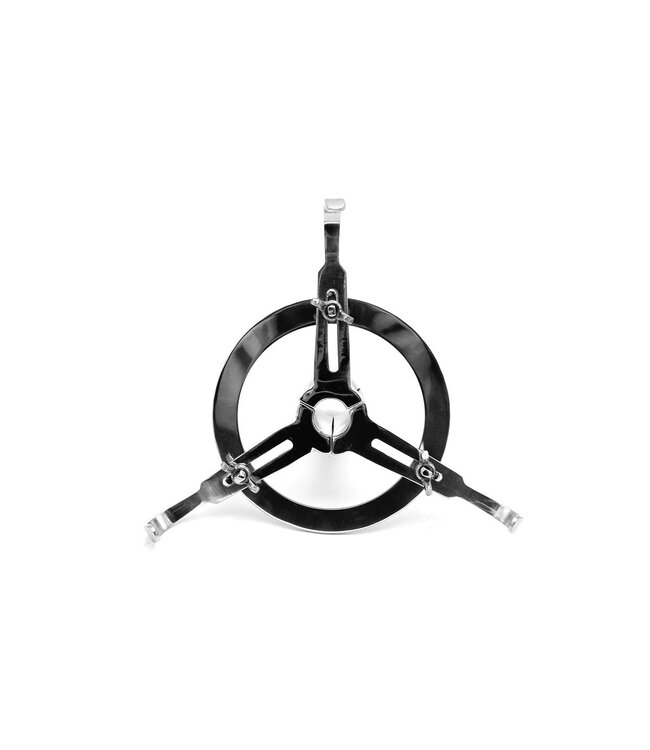 Kiotos Steel Kiotos Steel Anaalspreider Verstelbaar Roestvrij Staal 22 cm