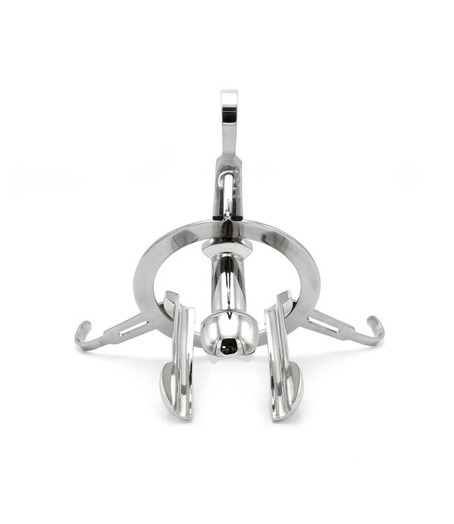 Kiotos Steel Anal Spreader Deluxe: Medical-Grade Stainless Steel for Comfort & Safety