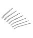 Kiotos Steel Stainless Steel 15-Piece Medical Dilator Set with Storage Bag