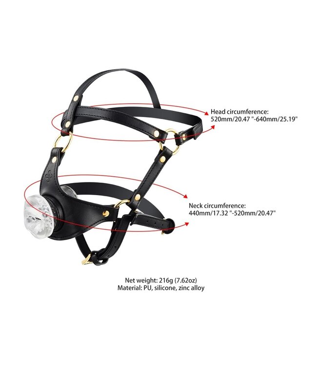 Sevanda Sevanda Adjustable Blowjob Head Harness for Intense BDSM Intimacy