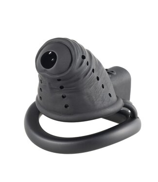 Sevanda Sevanda Chastity Cage Kort Zwart ABS Met Koper Ringmaat 4.5-5.5 cm