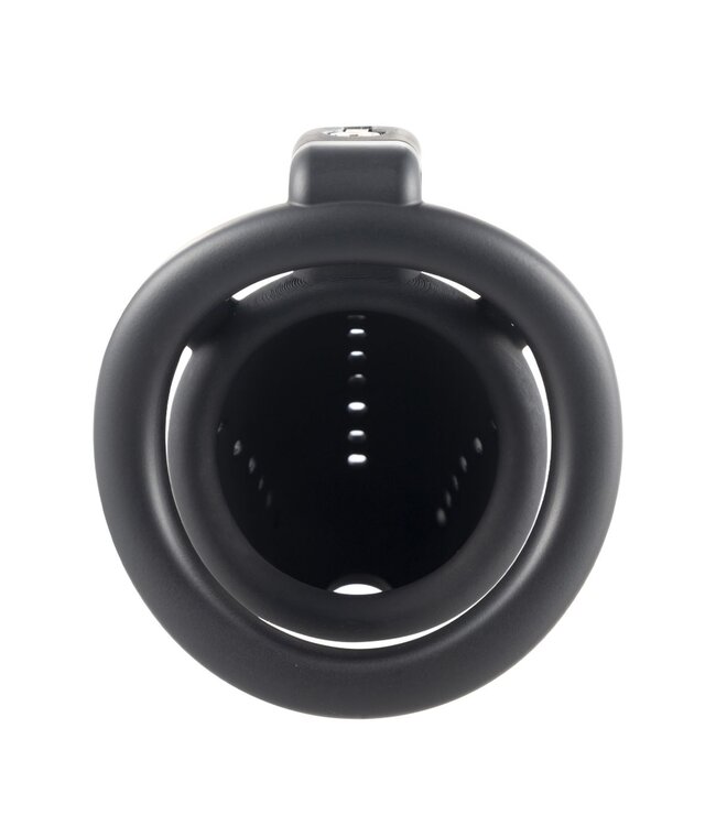 Sevanda Sevanda Chastity Cage Kort Zwart ABS Met Koper Ringmaat 4.5-5.5 cm