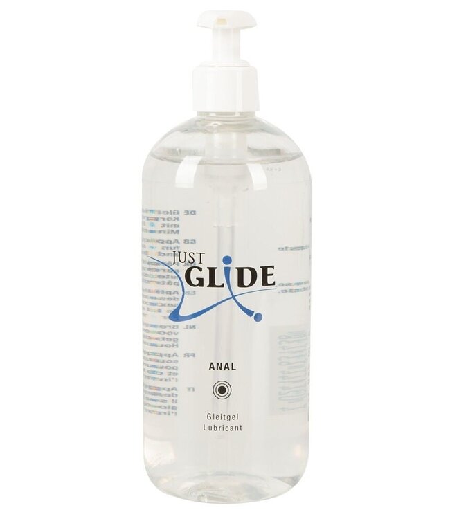 Just Glide Vegan Water-Based Anal Lubricant 500ml - Smooth Comfort