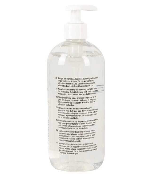 Just Glide Vegan Water-Based Anal Lubricant 500ml - Smooth Comfort