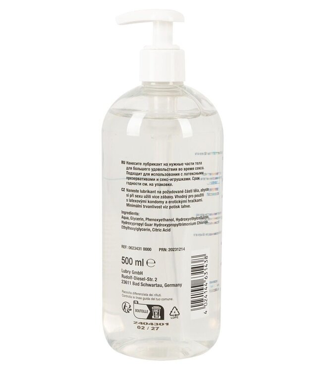 Vegan Water-Based Anaal Glijmiddel Met 7-Kruidencomplex 500Ml