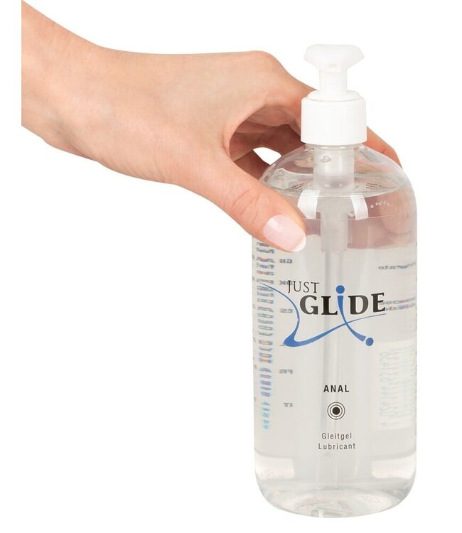 Just Glide Anal-Gleitmittel 500 ml | Veganes, sanftes Wasser-Kräuter-Gleitmittel