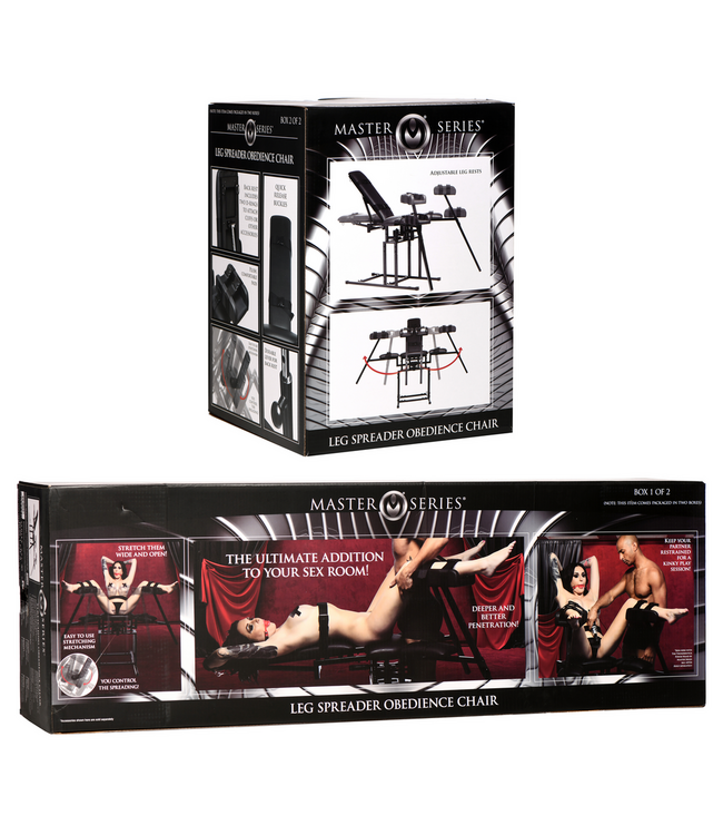 Master Series Leg Spreader Obedience Chair - Luxury Comfort & Adjustable Thrills