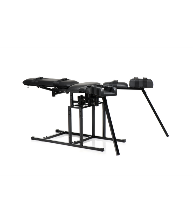Master Series Verstelbare Bondage Leg Spreader Stoel Met Comfortpads En Duurzaam Frame