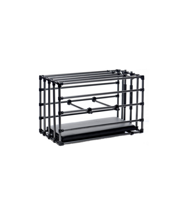 Master Series Adjustable Puppy Cage with Padded Board for Thrilling Experiences
