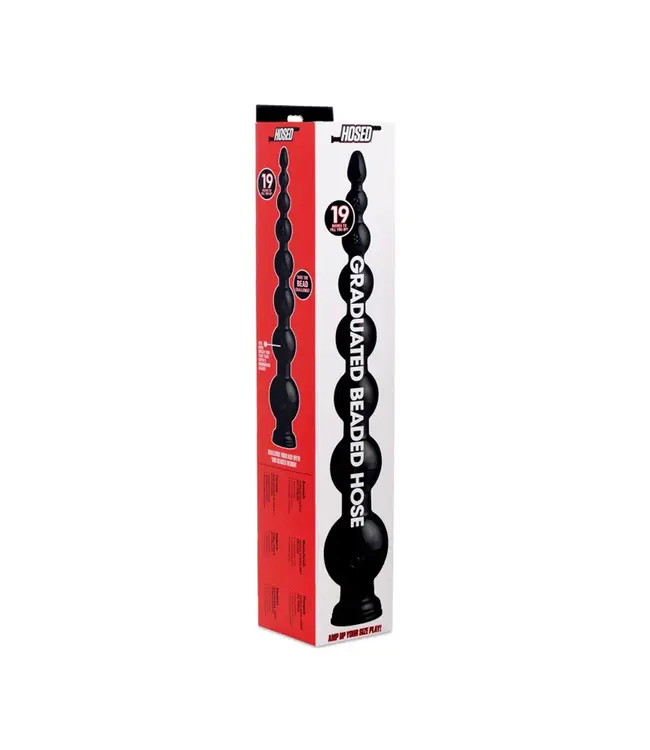 XR Brands Large Bead Snake Spiral 48cm - Beginner-Friendly Anal Beads