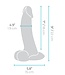 B-Vibe B-Vibe Curved Realistic Silicone Dildo Met Zuignap 22,3 & 25 cm