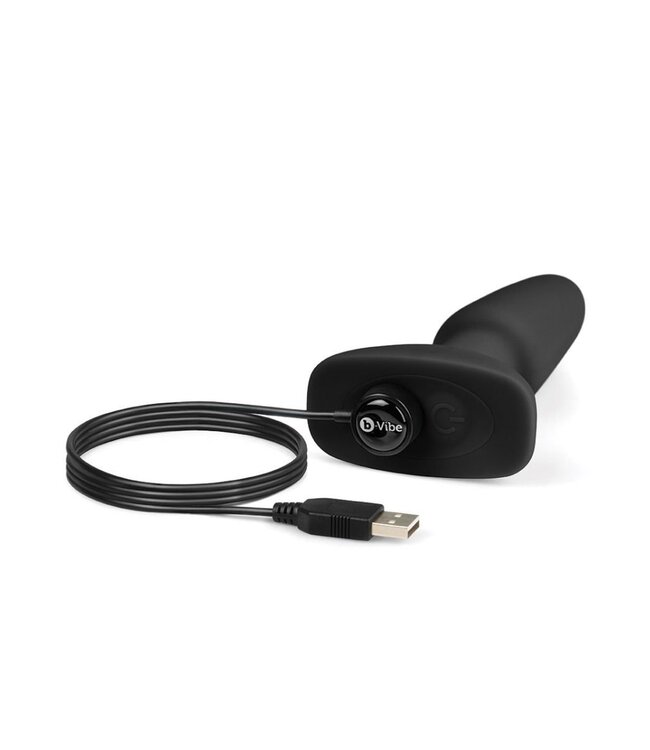 B-Vibe Rimming 2 Premium 15cm Butt Plug - Dual Motor, Remote Control Pleasure