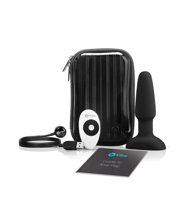 B-Vibe Rimming 2 Premium 15cm Butt Plug - Dual Motor, Remote Control Pleasure