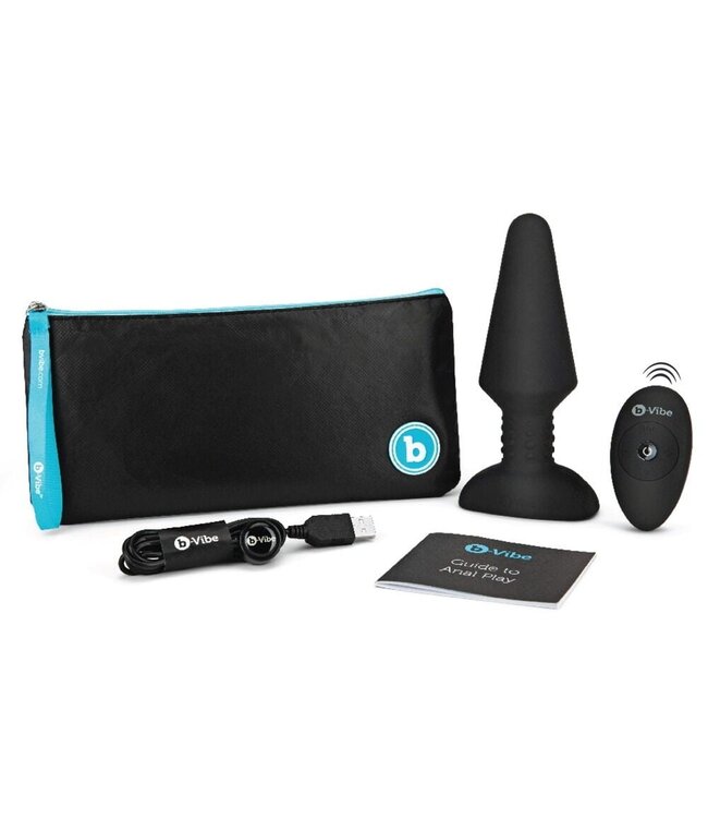 B-Vibe Rimming XL Plug - Premium 16 cm Anal Vibrator for Ultimate Pleasure