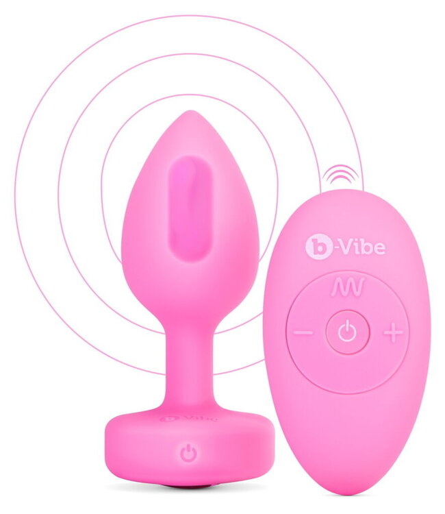 B-Vibe Vibrierender Herzplug Deluxe 1,5 cm – Diskretes Vergnügen in 2 Farben