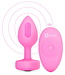 B-Vibe Vibrating Heart Buttplug Met Afstandsbediening – Veilig, Stil, 15 Modi, Oplaadbaar
